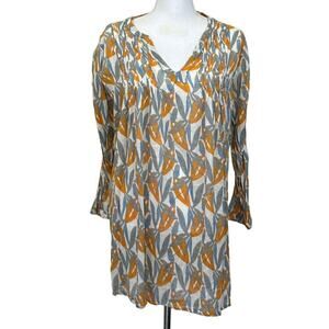 Bluethreads by rockflowerpaper printed tunic, small, bohemian, floral, hippe